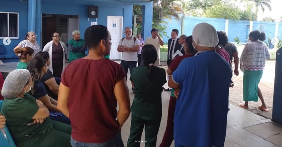 Reunião com servidores do HPSJPII